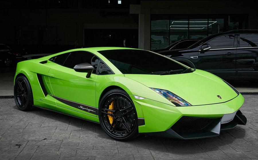 Lamborghini Gallardo LP570-4 Superleggera Verde Ithaca by ProDrive on ADV.1 Wheels (ADV05 TRACK SPEC ADVANCED) '2019